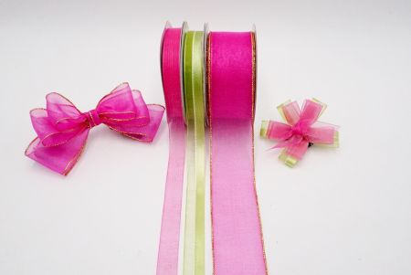 pink series of ribbon sets